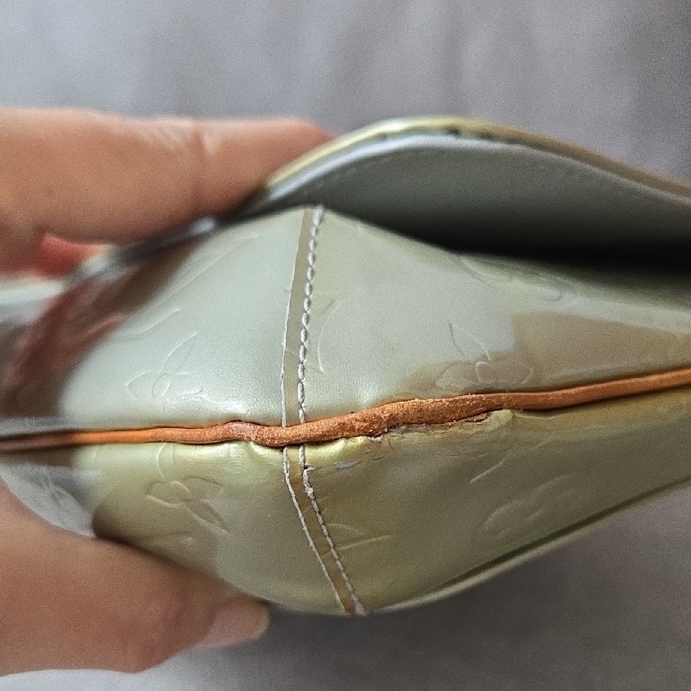 Louis Vuitton Taupe Vernis Monogram Shoulder Bag - Picture 6 of 15